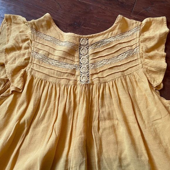 AMERICAN EAGLE blouse *Golden* Size small - Picture 3 of 7